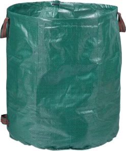Lot De 4 Sacs à Déchets De Jardin Relaxdays - Sac De Jardin Vert 260 L - Sac à Mauvaises Herbes Pliable Autoportant -Outils de jardinage professionnels 1003x1200