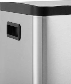 Songmics Poubelle, Poubelle De 45 Litres Avec Pédale, Récipient Extérieur En Acier Inoxydable, Avec Poubelle Intérieure Et Couvercle En Plastique, Fermeture Amortie, Anti-empreintes Digitales, Pour La Cuisine, Argent LTB007E01 15 Songmics Poubelle, Poubelle De 45 Litres Avec Pédale, Récipient Extérieur En Acier Inoxydable, Avec Poubelle Intérieure Et Couvercle En Plastique, Fermeture Amortie, Anti-empreintes Digitales, Pour La Cuisine, Argent LTB007E01 -Outils de jardinage professionnels 1012x1200