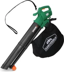 Souffleur à Feuilles, Aspirateur à Feuilles, Broyeur, Hachoir à Feuilles, 3 En 1