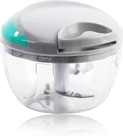 JIANFA Hachoir Manuel, Hachoir À Légumes Hachoir Mélangeur Pour Hacher Fruits Légumes Noix Herbes Oignons Ail Pour Salsa Salade Pesto Salade De Chou Purée