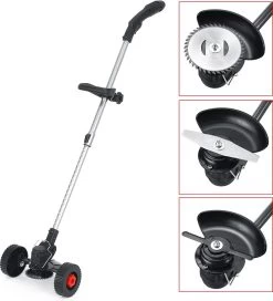 Tondeuse à Gazon Tondeuses à Gazon - Tondeuse à Gazon - Tondeuses à Gazon électriques Portables - Poignée Réglable - Tête Pivotante à 180º - Avec 2 Batteries Et 3 Types De Lames - Zwart -Outils de jardinage professionnels 1091x1200 1