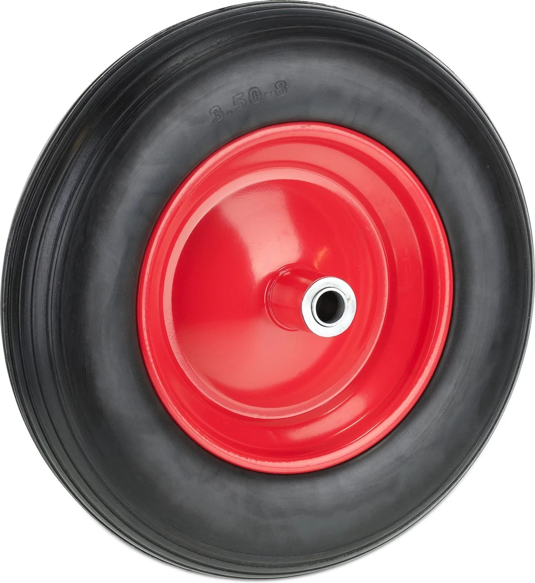 Roue De Brouette Relaxdays 3.50-8 - Roue De Secours Anti-crevaison - Jante Acier Rouge - Pneu Brouette 3 Roue De Brouette Relaxdays 3.50-8 - Roue De Secours Anti-crevaison - Jante Acier Rouge - Pneu Brouette