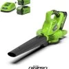 Souffleur à Feuilles Et Aspirateur GREENWORKS 40V (2 X 2Ah) -Outils de jardinage professionnels 1103x1200 6
