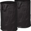 Relaxdays Pop Up Sac à Déchets De Jardin - Lot De 2 - Sac De Jardin 120 L - Noir - Sac à Mauvaises Herbes - Sac à Feuilles -Outils de jardinage professionnels 1110x1200 2