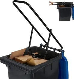 Presse à Cliquet Relaxdays - Bourreuse De Déchets - Tamponneuse à Cliquet - Manuelle - Acier - Presse à Conteneurs -Outils de jardinage professionnels 1113x1200