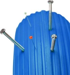 Relaxdays Roue De Brouette Anti Crevaison - 4.80 4.00-8 - 3 Adaptateurs - Jante Acier - Complet Blauw Rouge -Outils de jardinage professionnels 1128x1200 4