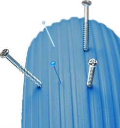 Relaxdays 4x Roue De Brouette 4.80 4.00-8 - Roue De Secours - Pneu En Caoutchouc - Roue De Diable - Bleu -Outils de jardinage professionnels 1129x1200 1