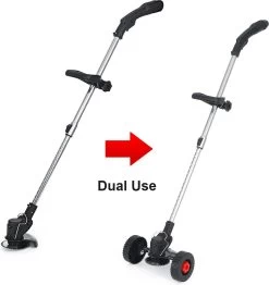 Tondeuse à Gazon Tondeuses à Gazon - Tondeuse à Gazon - Tondeuses à Gazon électriques Portables - Poignée Réglable - Tête Pivotante à 180º - Avec 2 Batteries Et 3 Types De Lames - Zwart -Outils de jardinage professionnels 1133x1200 2