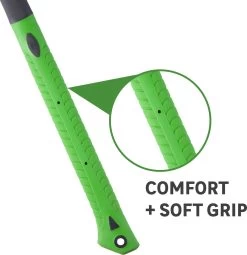 GEOLIA - Hache - Hache - Acier - Manche Fibre De Verre - 2,2 Kg Avec Une Tête Acier De 1,6 Kg - Haches - Grande Hache - Marteau Fendeur - Hache Fendeuse - Hache Fendeuse -Outils de jardinage professionnels 1164x1200
