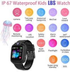 Cadeau FÊTE DES PÈRES - Cadeaux Papa - Montre GPS Enfant - Avec Appareil Photo Et Téléphone - Tracker Gps Enfants Chat Et Vélo - IP68 étanche 2G Enfants Smart Watch Compatible Avec IOS Android, Avec -Outils de jardinage professionnels 1170x1200 5