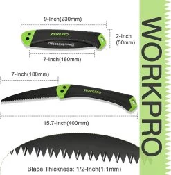 Scie à élaguer, Scie à Main Pliante De 7 Pouces Avec Verrouillage De Sécurité, Lame De Scie Bimétallique D6A + M2, Triple Dents, Bouton Poussoir, Scie Pliante à Poignée Souple Pour Bois, Jardinage, Camping, Bushcraft 8 Scie à élaguer, Scie à Main Pliante De 7 Pouces Avec Verrouillage De Sécurité, Lame De Scie Bimétallique D6A + M2, Triple Dents, Bouton Poussoir, Scie Pliante à Poignée Souple Pour Bois, Jardinage, Camping, Bushcraft -Outils de jardinage professionnels 1175x1200