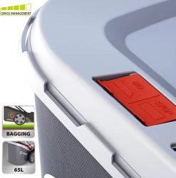 STERWINS - Tondeuse à Gazon électrique - 1800W - 220 V - 65 L - Largeur De Coupe 46 Cm - Réglable En Hauteur - Poignée Ergonomique - 600 M² -Outils de jardinage professionnels 1180x1200