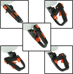 Taille-haie Kibani Essence - Moteur 2 Temps 22,5 Cc / 0,8 Cv - Sécateur Extra , Gants Et Huile 2T - Longueur De Lame 55 Cm - 5 Positions Réglables -Outils de jardinage professionnels 1190x1200 1