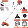 Tondeuse Kibani Edge 4-en-1 - Débroussailleuse Essence - Moteur 2 Temps 52 Cm3 / 1,9 CV - Incl. Brosse De Désherbage, Lame De Scie à 40 Dents, Fil De Coupe Et Kit De Sécurité -Outils de jardinage professionnels 1191x1200 3