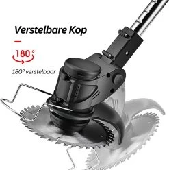 DOERSUPP Brosse à Désherbage électrique - Coupe-herbe Réglable - Set Complet De Tondeuse à Gazon - Haute Qualité - Avec Lames 11 DOERSUPP Brosse à Désherbage électrique - Coupe-herbe Réglable - Set Complet De Tondeuse à Gazon - Haute Qualité - Avec Lames -Outils de jardinage professionnels 1193x1200 2