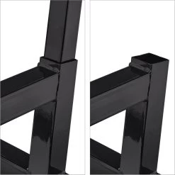 Relaxdays - Jusqu'à 400 Kg - Chevalet De Sciage à Chaîne - Réglable - Acier - Bois De Sciage - Noir -Outils de jardinage professionnels 1198x1200 1