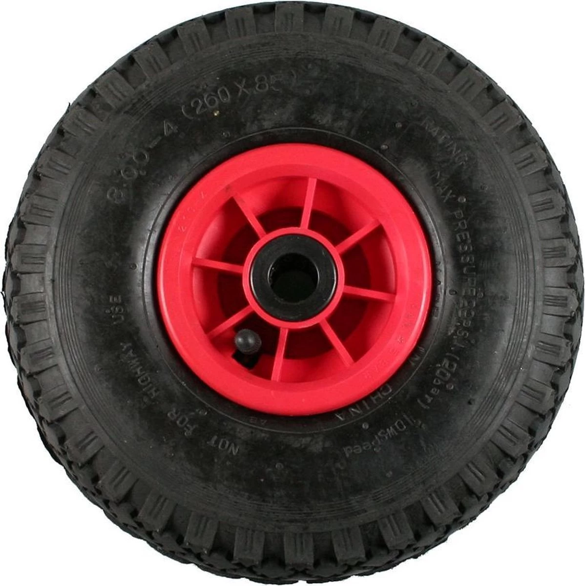 Benson Roue De Brouette Roue De Chariot Roue De Chariot Avec Le Pneu 3.00-4 | Diamètre Du Trou D'axe 20 Mm Roulement à Rouleaux | Hauteur De Roue 26 Cm 4 Benson Roue De Brouette Roue De Chariot Roue De Chariot Avec Le Pneu 3.00-4 | Diamètre Du Trou D'axe 20 Mm Roulement à Rouleaux | Hauteur De Roue 26 Cm – Image 2