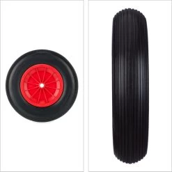 Roue De Brouette Relaxdays -crevaison Relaxdays - 4.80/4.00-8 - Jante Plastique - Pneu De Brouette En Caoutchouc -Outils de jardinage professionnels 1198x1200 57