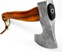 Hache à Hakbijl Viking Damassé De Luxe Vidar Hache Fendue Medium Hache En Bois Plein Air Hache à Main Hache De Camping Hache De Jardin -Outils de jardinage professionnels 1200x1000