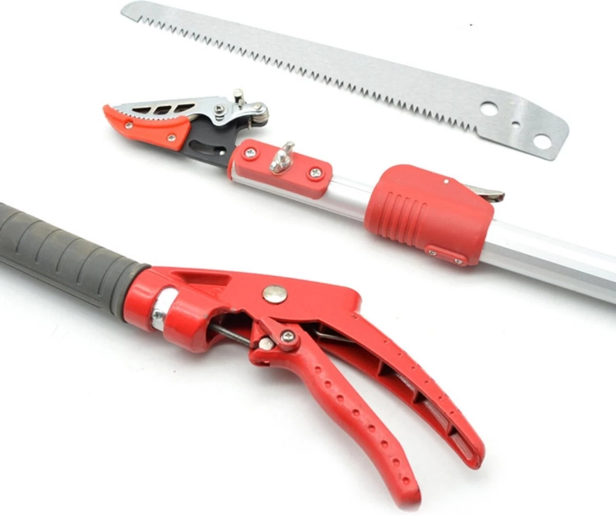 Sécateur Télescopique Recalma - Ciseaux à Rosiers - Sécateur Et Scie à Branches - Lame De Scie - Ciseaux à Fleurs - Ébrancheur - Scie - Télescopique 130 à 220 Cm 4 Sécateur Télescopique Recalma - Ciseaux à Rosiers - Sécateur Et Scie à Branches - Lame De Scie - Ciseaux à Fleurs - Ébrancheur - Scie - Télescopique 130 à 220 Cm – Image 2