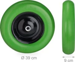 Roue De Brouette Relaxdays 4.80 4.00-8 - Roue De Secours - Jante En Acier - Pneu En Caoutchouc - Brouette -Outils de jardinage professionnels 1200x1003 1