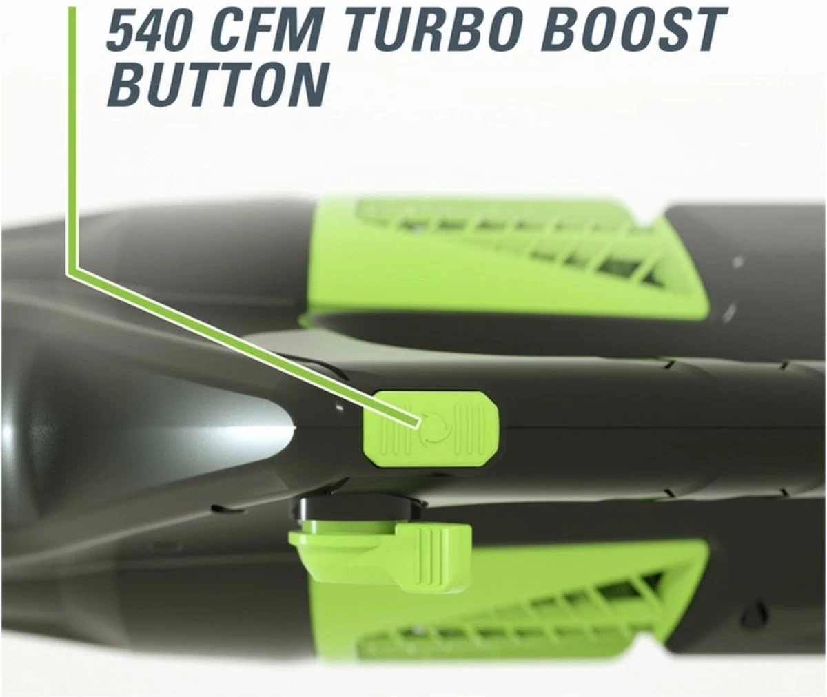 Souffleur De Feuilles à Batterie Greenworks 60 Volts GD60AB 6 Souffleur De Feuilles à Batterie Greenworks 60 Volts GD60AB – Image 4