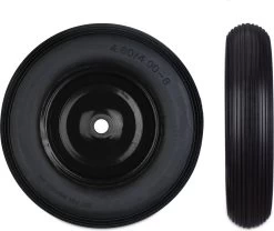 Roue De Brouette Relaxdays Anti Crevaison - 4.80 4.00-8 - 3 Adaptateurs - Jante Acier - Complet Schwarz-Schwarz -Outils de jardinage professionnels 1200x1012 3