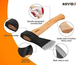 Hache 1000 G Avec Lame En Acier Bois Hickory Et Acier Au Carbone - Hache à Main Pour Jardin Et Forêt - Hache Universelle Petite Et Compacte - Hache à Fendre Avec Manche En Bois Laqué 18 Hache 1000 G Avec Lame En Acier Bois Hickory Et Acier Au Carbone - Hache à Main Pour Jardin Et Forêt - Hache Universelle Petite Et Compacte - Hache à Fendre Avec Manche En Bois Laqué -Outils de jardinage professionnels 1200x1029 1