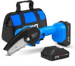 Mini Tronçonneuse - Tronçonneuse - Sécateur Electrique - Taille Haie Electrique - 2 Batteries - 10 CM -Outils de jardinage professionnels 1200x1043