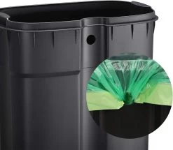 Prullenbak - Poubelle Poubelle Pour La Cuisine, Poubelle De 30 L Avec Pédale, Poubelle à Pédale Avec Bac Intérieur En Plastique, Couvercle à Charnière, Fermeture Amortie, Anti-odeurs Et Hygiénique, Noir 15 Prullenbak - Poubelle Poubelle Pour La Cuisine, Poubelle De 30 L Avec Pédale, Poubelle à Pédale Avec Bac Intérieur En Plastique, Couvercle à Charnière, Fermeture Amortie, Anti-odeurs Et Hygiénique, Noir -Outils de jardinage professionnels 1200x1046 8