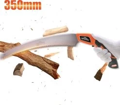 Scie à élaguer Scies D'élagage - Scies à Branches - Scie à Main - Longueur De Coupe 350 Mm - Avec Housse - Pour élagage De Jardin Ou D'arbre, Camping, Travail Du Bois, Tondeuse Robuste Et Durable - Noir Orange -Outils de jardinage professionnels 1200x1051
