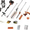 TIMBERPRO - 5-en-1 - Outil Multifonction - Essence - Tronçonneuse - Débroussailleuse - Tondeuse De Bord - Taille-haie - Rallonge - 52 Cc. -Outils de jardinage professionnels 1200x1070