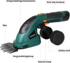 Taille-haie Télescopique PerfectGear - Sécateur Télescopique - Sécateur électrique - Taille-haie à Batterie 15 Taille-haie Télescopique PerfectGear - Sécateur Télescopique - Sécateur électrique - Taille-haie à Batterie -Outils de jardinage professionnels 1200x1074