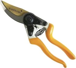 GRÜNTEK Sécateur Z-25 Cisailles à Arbre Premium Revêtues De Titane Forgé Cisailles à Vin 215 Mm, Revêtement Antiadhésif Bypass