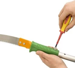 GRÜNTEK Scie D'élagage Télescopique WELS, Scie à Main 50 Cm Et Barre Télescopique Jusqu'à 240 Cm, Scie à Arbre Avec Dents 3D, Poignée Ergonomique, Longueur De Lame De Scie 350 Mm, Convient Aux Cisailles à Cygne 295.502.002 -Outils de jardinage professionnels 1200x1094 1