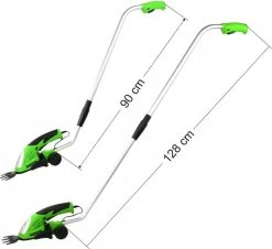 John Gardener Cisailles à Arbustes électriques / Cisailles à Gazon - Taille-haies - Batterie Au Lithium - AVEC 2 Lames, Chargeur Et Bâton - Largeur De Coupe 6 Cm - 7,2 V -Outils de jardinage professionnels 1200x1099 1