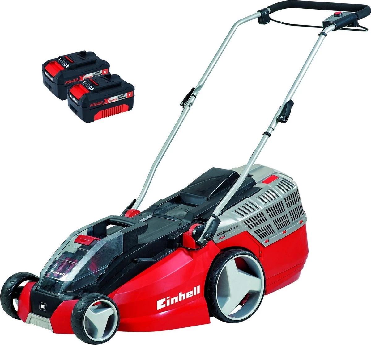 Einhell GE-CM 43 Li M Kit Tondeuse à Gazon Poussée Batterie Noir, Gris, Rouge 12 Einhell GE-CM 43 Li M Kit Tondeuse à Gazon Poussée Batterie Noir, Gris, Rouge – Image 10