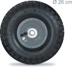 Relaxdays 4x Roue De Diable 260x85 - Roue De Charrette à Bras - Pneu Pneumatique - Roue De Secours - 4.1/3.5-4 -Outils de jardinage professionnels 1200x1124 8