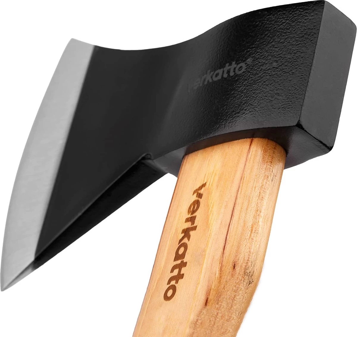 Hache 1000 G Avec Lame En Acier Bois Hickory Et Acier Au Carbone - Hache à Main Pour Jardin Et Forêt - Hache Universelle Petite Et Compacte - Hache à Fendre Avec Manche En Bois Laqué 4 Hache 1000 G Avec Lame En Acier Bois Hickory Et Acier Au Carbone - Hache à Main Pour Jardin Et Forêt - Hache Universelle Petite Et Compacte - Hache à Fendre Avec Manche En Bois Laqué – Image 2