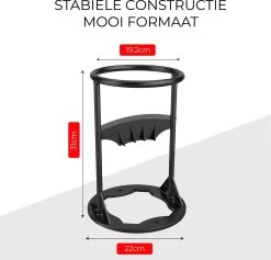 Sunnyhome Fendeuse De Bûches - Fendeuse De Bûches - Fendeuse De Bûches Bois D'allumage - Fendeuse De Bûches - Robuste - Zwart -Outils de jardinage professionnels 1200x1150 2