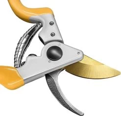 GRÜNTEK Sécateur Z-25 Cisailles à Arbre Premium Revêtues De Titane Forgé Cisailles à Vin 215 Mm, Revêtement Antiadhésif Bypass -Outils de jardinage professionnels 1200x1151 3