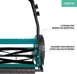 Tondeuse à Rouleau VONROC - Tondeuse à Main - 300 Mm - 4 Hauteurs De Coupe Réglables (15-25-31-35 Mm) Avec Support Mural Et Sac De Ramassage 11 Tondeuse à Rouleau VONROC - Tondeuse à Main - 300 Mm - 4 Hauteurs De Coupe Réglables (15-25-31-35 Mm) Avec Support Mural Et Sac De Ramassage -Outils de jardinage professionnels 1200x1152 3