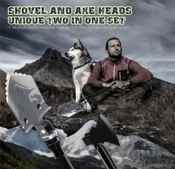 Hache Polyvalente De Pelle Pliante, Pelle En Acier Inoxydable De 48 à 102 Cm De Longueur En Acier Allié De Qualité Supérieure, Pelle Portable Et Amovible, Pour Le Camping, La Pêche, L'expédition, Etc. -Outils de jardinage professionnels 1200x1161 2