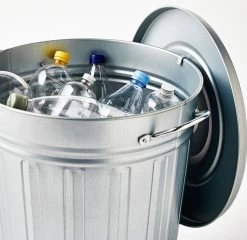 Ensemble Poubelle élégant - Avec Brosse De Toilette Et Plateau De Brosse à Languette - Noir / Bambou - Klein Taille - 3L - Poubelle De Salle De Bain / Toilette / Cuisine / Bureau -Outils de jardinage professionnels 1200x1166 8