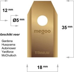 Lames Pour Tondeuse Robot Gardena - Husqvarna Automower - 30pcs - FULL Titane - Boîte En Plastique - Megoo® -Outils de jardinage professionnels 1200x1169 4