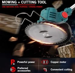 Coupe-herbe Coupe-herbe - Tondeuse à Gazon électrique Sans Fil Rechargeable - Tondeuse à Gazon Rotative - Tondeuse à Gazon - Poignée Réglable - Avec 2 Piles - Pour Tailler La Pelouse De Jardin - Blauw 13 Coupe-herbe Coupe-herbe - Tondeuse à Gazon électrique Sans Fil Rechargeable - Tondeuse à Gazon Rotative - Tondeuse à Gazon - Poignée Réglable - Avec 2 Piles - Pour Tailler La Pelouse De Jardin - Blauw -Outils de jardinage professionnels 1200x1178 3