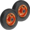 PrimeMatik - Roue De Brouette Pack De 2 136 Kg 6x2" 152x50 Mm. Courroie De Rechange Pour Plate-forme De Transport Et Chariots -Outils de jardinage professionnels 1200x1185 5