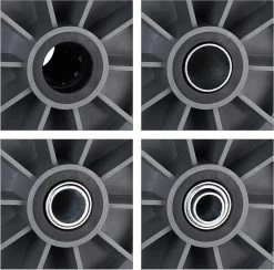 Roue De Brouette Relaxdays Anti Crevaison - 4.00-6 - Roue De Secours - PU - Complète - 3 Adaptateurs Zwart - Gris 21 Roue De Brouette Relaxdays Anti Crevaison - 4.00-6 - Roue De Secours - PU - Complète - 3 Adaptateurs Zwart - Gris -Outils de jardinage professionnels 1200x1187 12