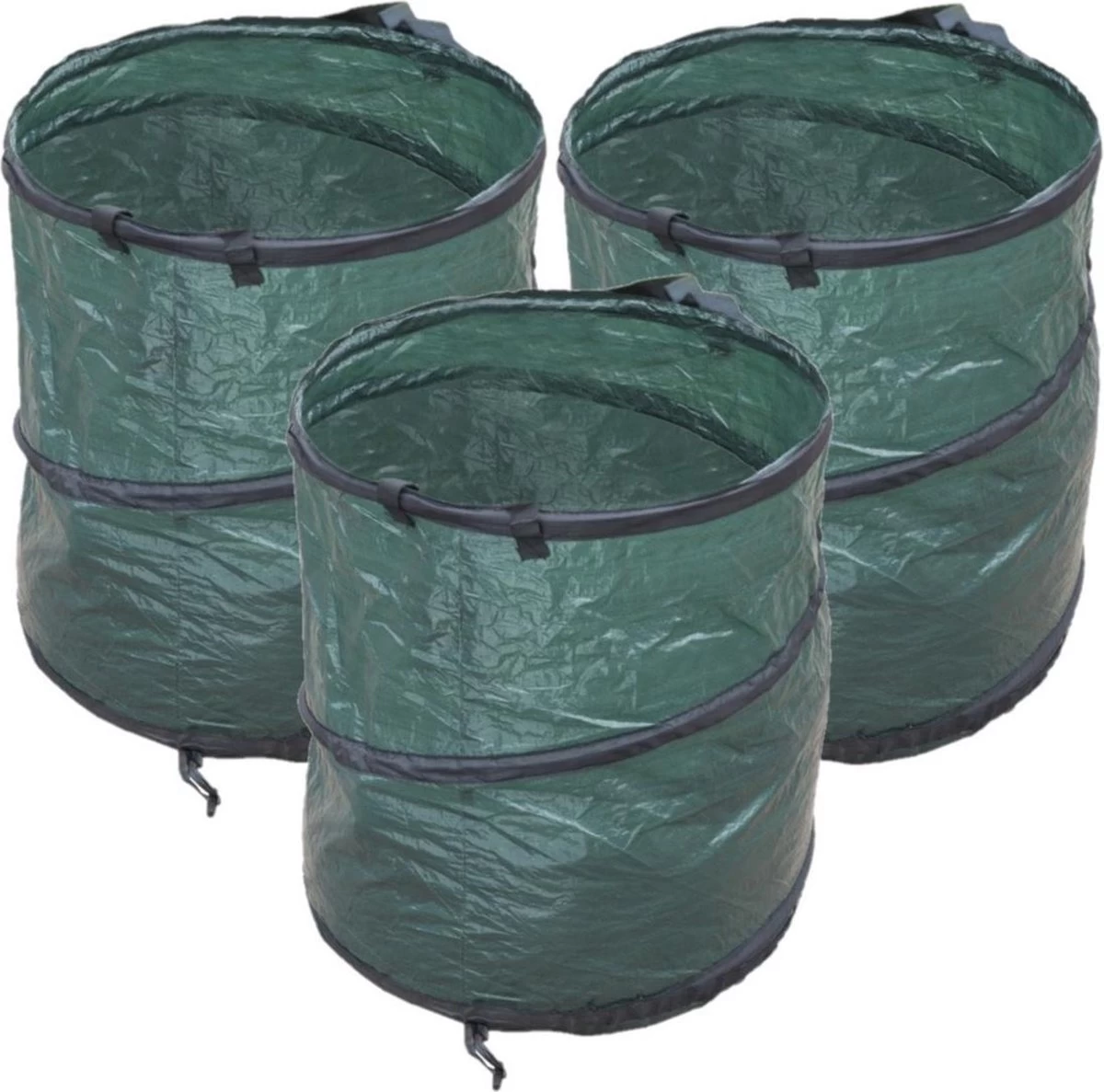 Nature 3x Sacs à Déchets Verts Pliables 90 Litres - Sacs De Jardinage à Déchets De Jardin - Nettoyer / Ranger Le Jardin 3 Nature 3x Sacs à Déchets Verts Pliables 90 Litres - Sacs De Jardinage à Déchets De Jardin - Nettoyer / Ranger Le Jardin