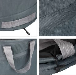 Lot De 3 Sacs Poubelles De Jardin Relaxdays - Sac à Feuilles Pop-up - 160 L - Sac De Jardin - 3 Anses - Gris -Outils de jardinage professionnels 1200x1187 5